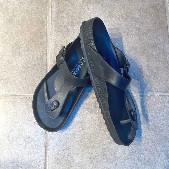Birkenstock Gizeh EVA Rubber Open Toe T Strap Lightweight Water Friendly Sandals - Picture 3 of 12